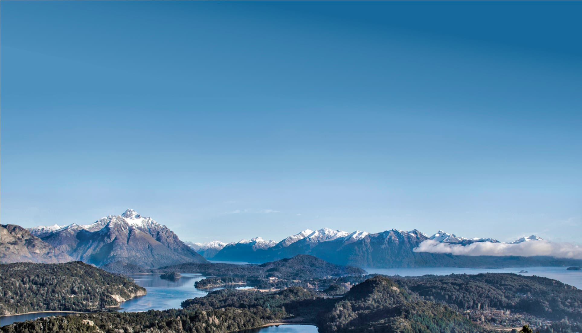 Vista panorámica de San Carlos de Bariloche